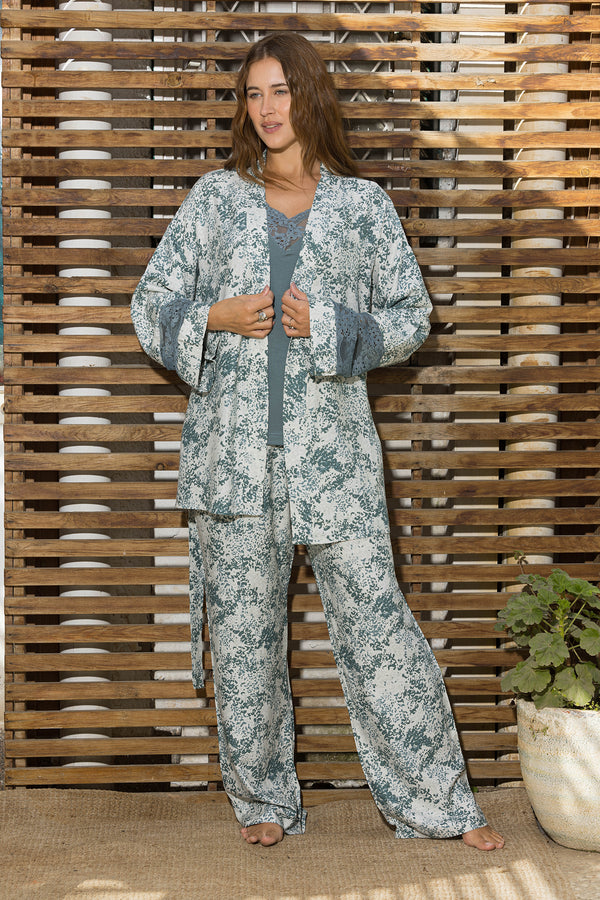 Palma Cream Viscose Nightgown