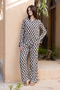 Verde Ikat Pyjama Set