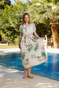 Oasis Palm Viscose Nightgown
