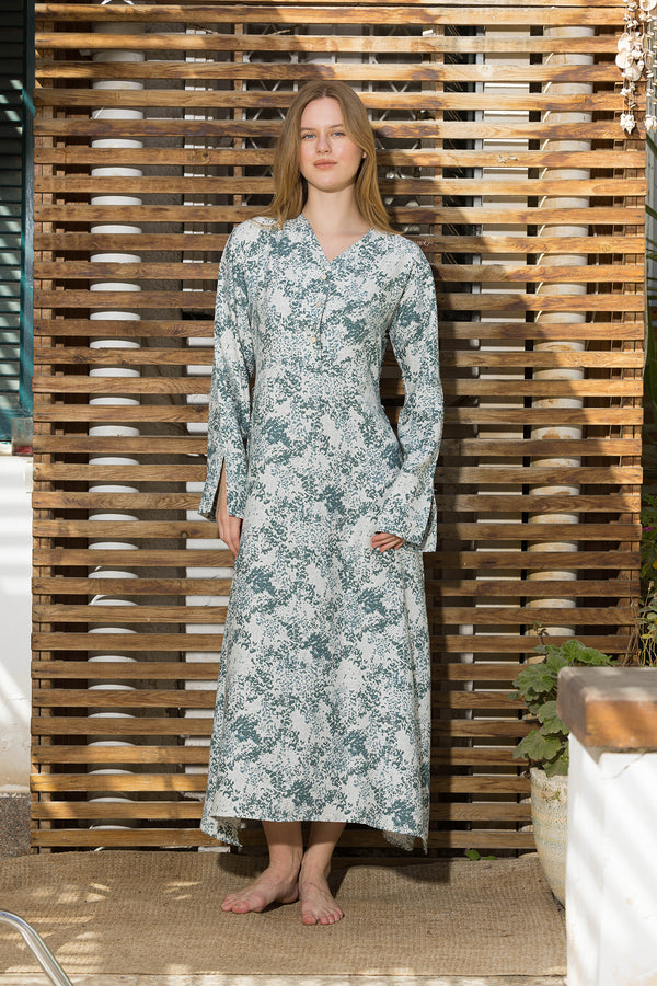 Fern Botanical Robe-Dress