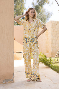 Saffron Bloom Viscose Set