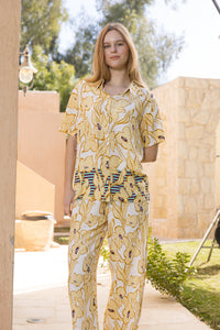 Saffron Bloom Viscose Set