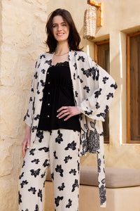 Monet Embroidered Floral Set