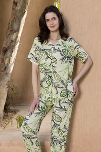Verdant Palm Pyjama Set