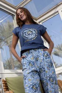 Alabaster Viscose Pyjama Trio