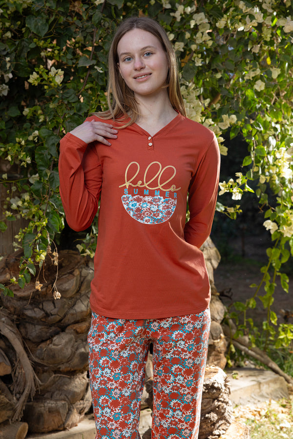 Marigold Daisy Organic Cotton Pyjama Set