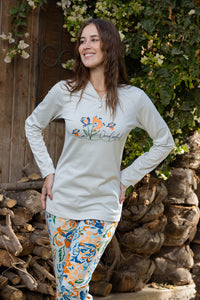 Wildflower Painted Floral Organic Cotton Pyjama Set