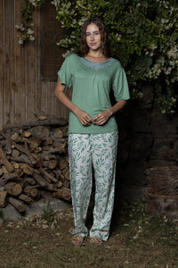 Willow Botanical Viscose Pyjama Set