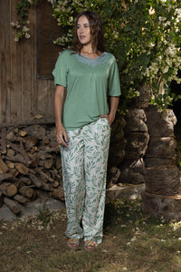 Willow Botanical Viscose Pyjama Set
