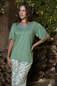 Willow Botanical Viscose Pyjama Set