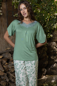 Willow Botanical Viscose Pyjama Set