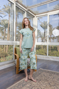 Fern Viscose Pyjama Set