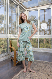Fern Viscose Pyjama Set
