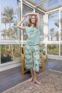 Fern Viscose Pyjama Set