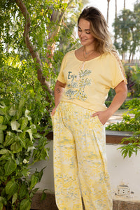 Sunlit Tropical Organic Cotton Pyjama Set