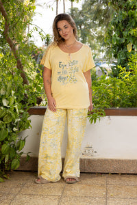 Sunlit Tropical Organic Cotton Pyjama Set